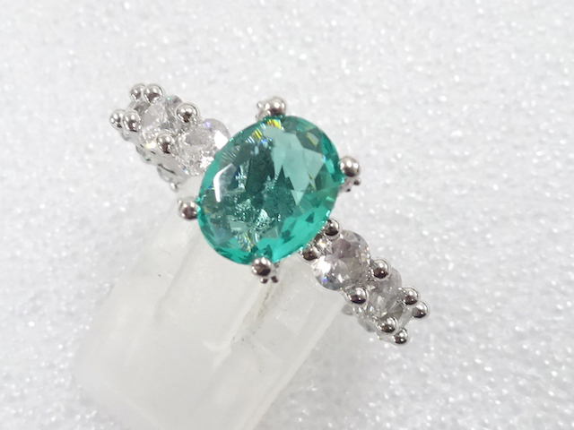 COLORED STONE FASHION RING / JP SIZE 18